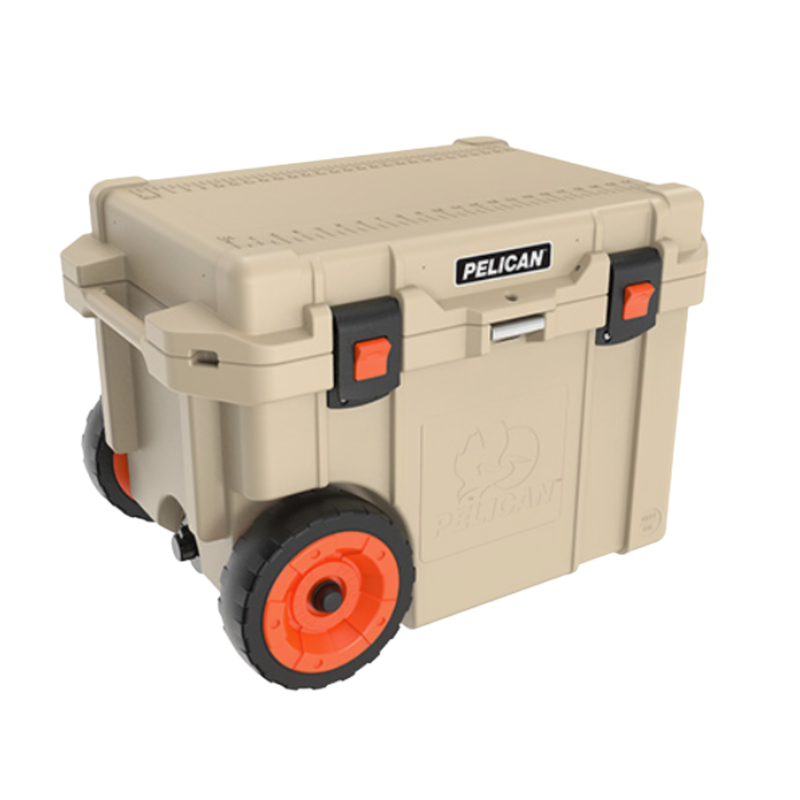 Pelican 45QW Elite Hielera Con Ruedas 45QT Tan