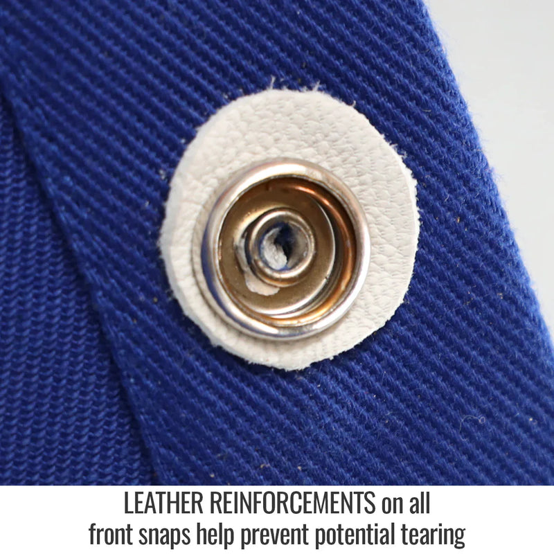 Chaqueta para Soldador Piel de Cabra y Algodón FR Black Stallion JH3010-RB