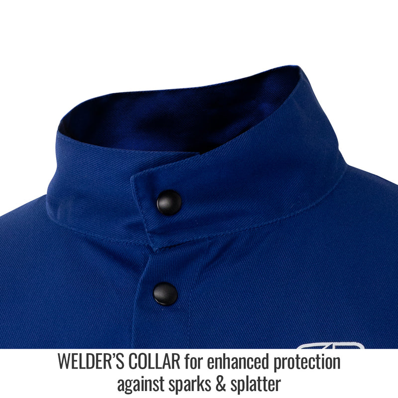 Chamarra / Chaqueta Para Soldador Híbrida BLACK STALLION JH3040-RB