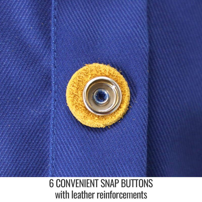 Chamarra / Chaqueta Para Soldador Híbrida BLACK STALLION JH3040-RB