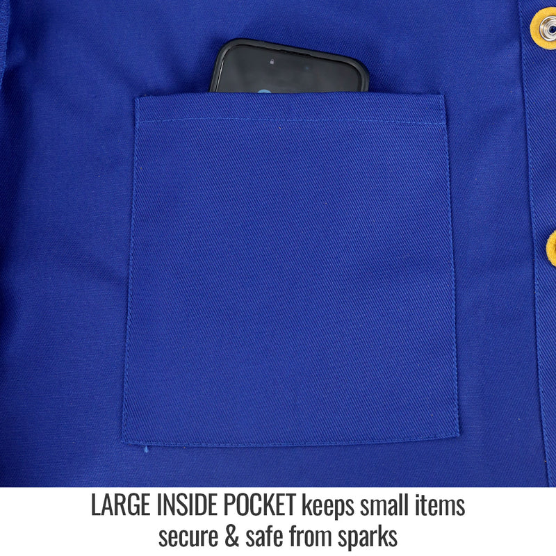 Chamarra / Chaqueta Para Soldador Híbrida BLACK STALLION JH3040-RB