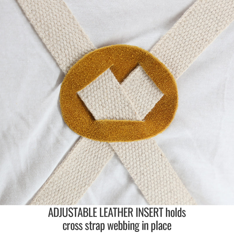 Mandil / Delantal Carnaza Piel de Res 36" de Largo - Black Stallion JL1536-TN