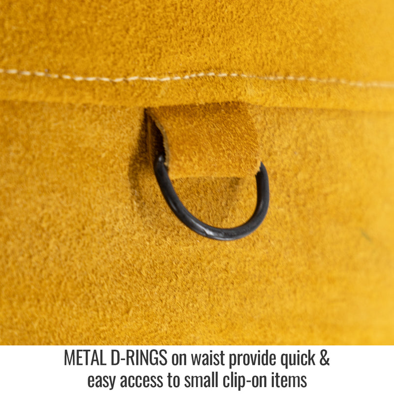 Mandil / Delantal Carnaza Piel de Res 36" de Largo - Black Stallion JL1536-TN