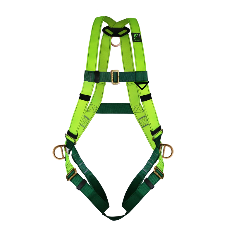 Arnés de Trabajo con Anillo "D" en Espalda y Costados Alta Visibilidad JYRSA JYR-10ECO