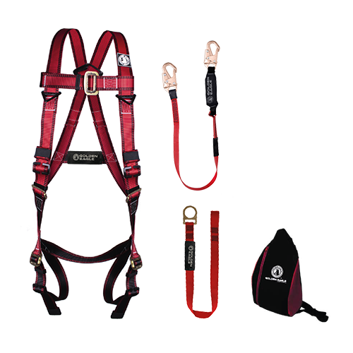 Kit contra Caídas con Arnés, Línea de Vida y Anclaje — Golden Eagle KIT-C1