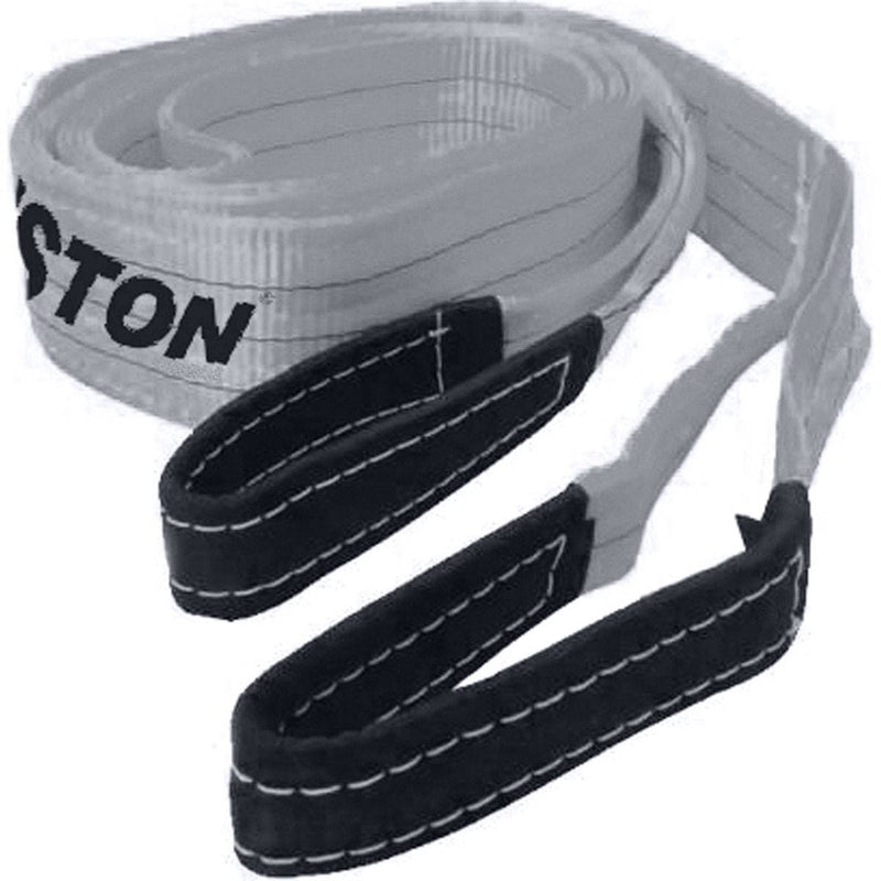 Eslinga Plana Ojo a Ojo 4" x 4 m Gris 2 Capas 3.2 T Poliéster — Weston ME-1160