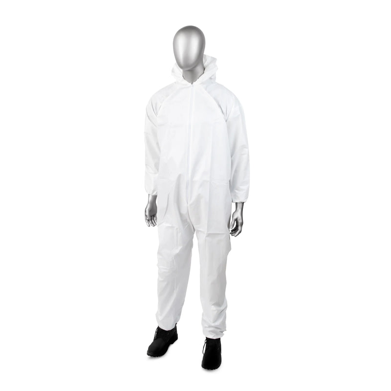 Overol Microporoso Blanco con Capucha - Ambishield MPCVHE