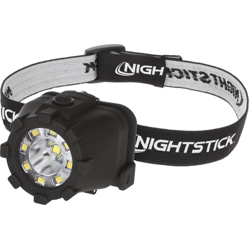 Linterna de Cabeza Dual-Light LED 235 Lúmenes IP-X7 Negra — Nightstick NSP-4607B