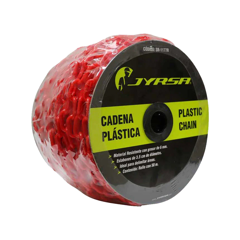 Cadena Plástica Delimitadora 50metros - Jyrsa SR-1177