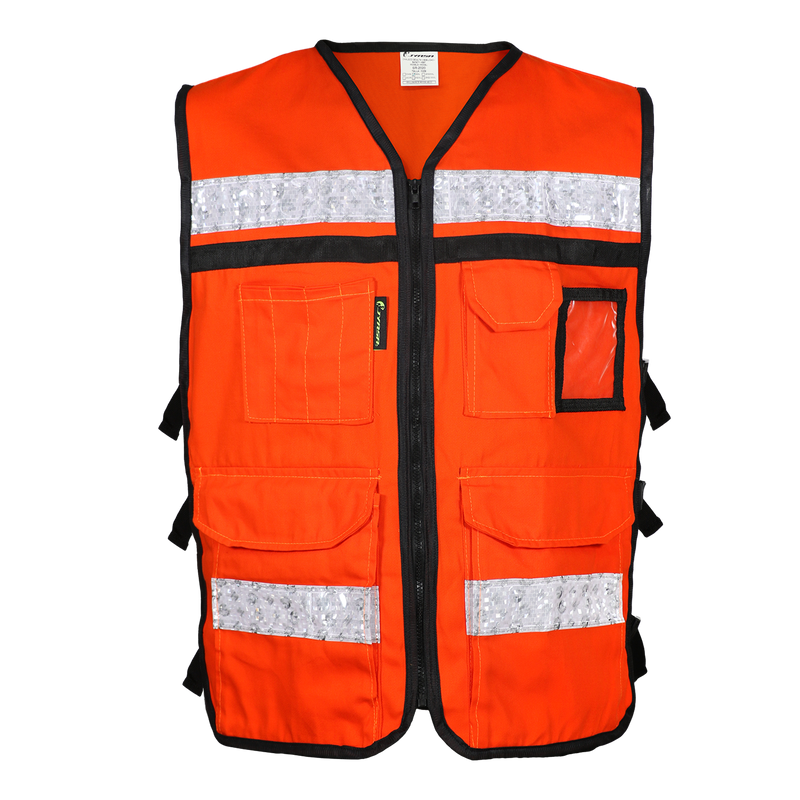 Chaleco Rescatista Lijero Abierto Guinda - JYRSA SR-2020