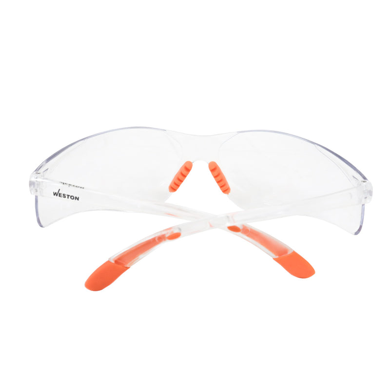 Lentes de Seguridad Aviador Armazón Naranja — Weston ST-6-500