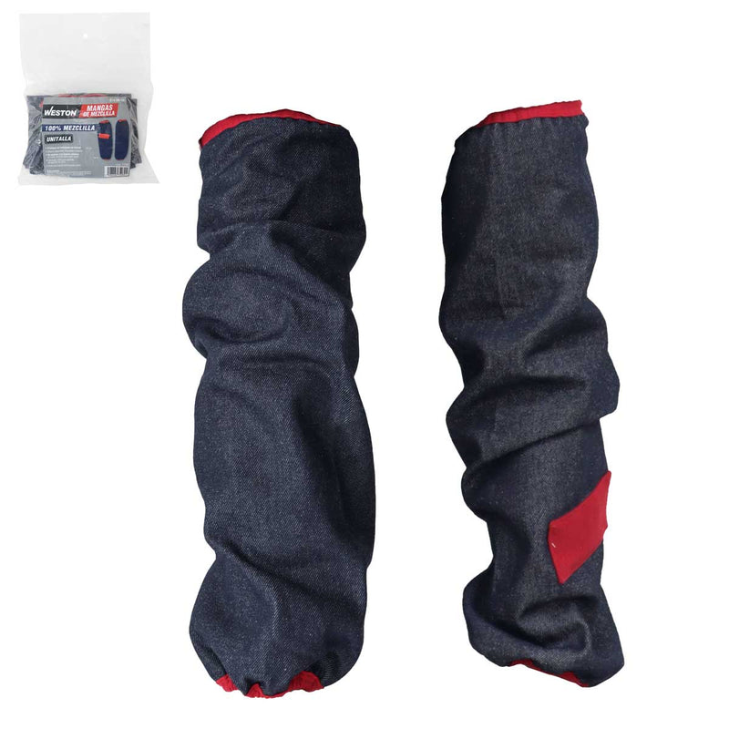 Mangas de Mezclilla de Algodón 14 oz con Resorte Elástico — Weston ST-6-500-530