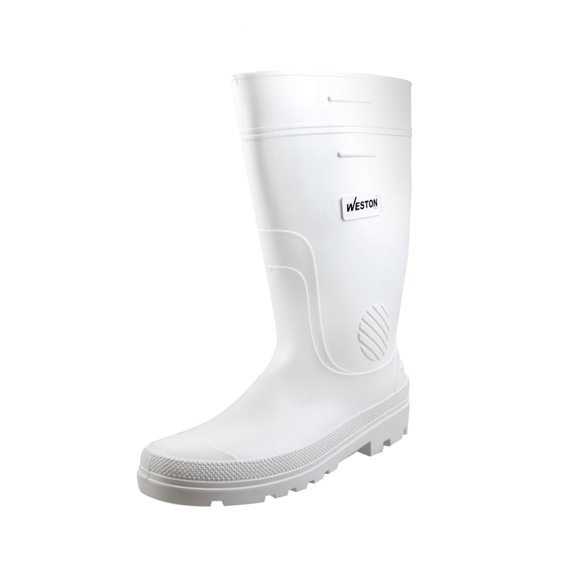 Bota Sanitaria de PVC Blanca 35 cm Antiderrapante NMX-051 — Weston ST-6-600