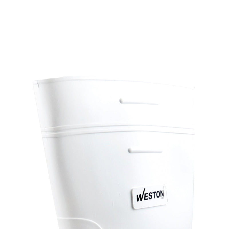 Bota Sanitaria de PVC Blanca 35 cm Antiderrapante NMX-051 — Weston ST-6-600