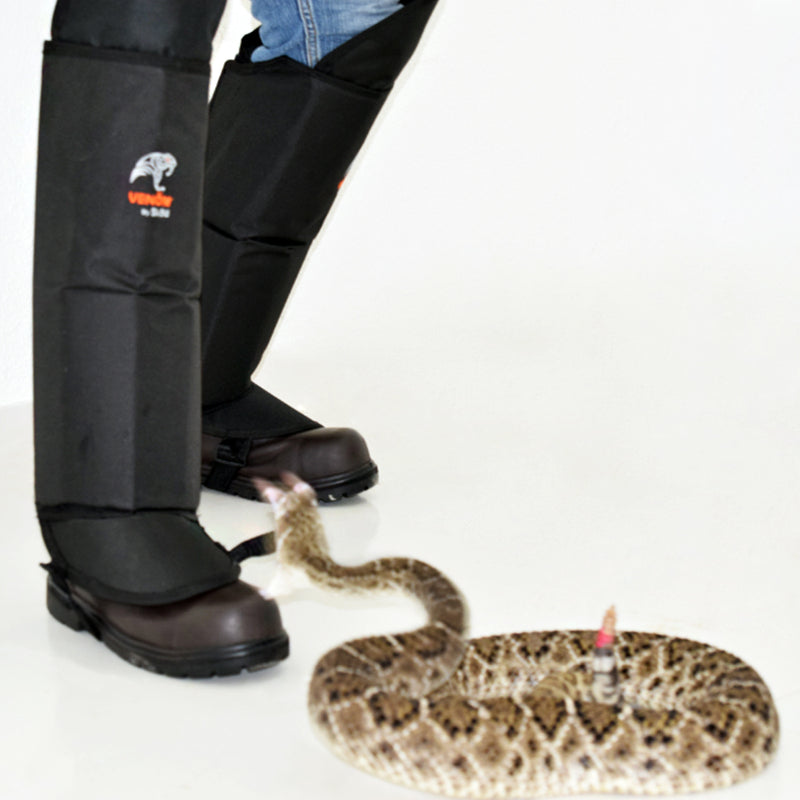 Polainas viboreras SKÖLD VENÖM PVV-02 (Negro) – Protección contra mordeduras