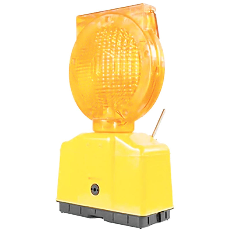 Luminaria Solar para Barricada con Fotosensor 2 LED Lente 7" — Weston TRA-0010