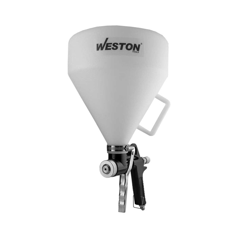 Pistola para Texturizado Gravedad Vaso Plástico 5 L Boquillas 4-8 mm — Weston W-70250