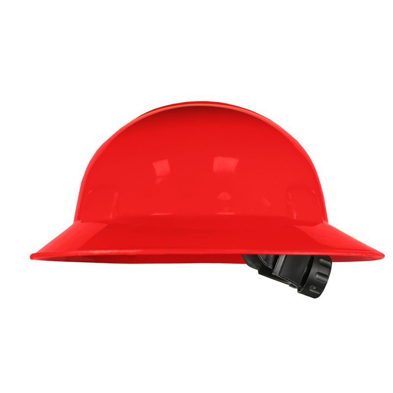 Casco de Seguridad Ala Ancha Dieléctrico Clase E con Ajuste Milimétrico — JYRSA WW-2018