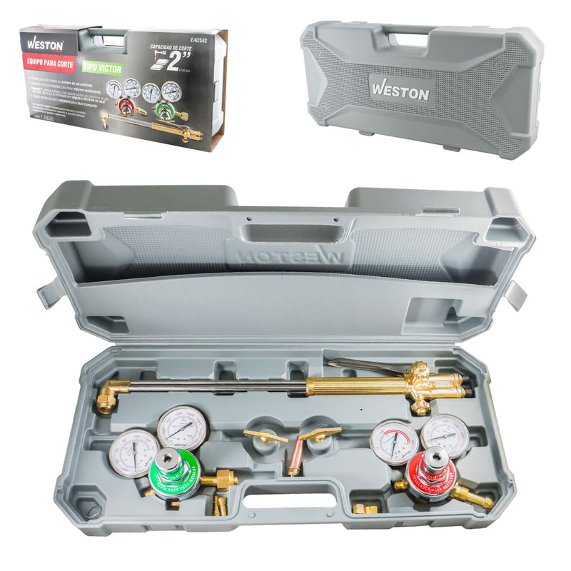 Kit de Corte Oxiacetileno con Soplete Recto 23" Corte hasta 2" — Weston Z-62542