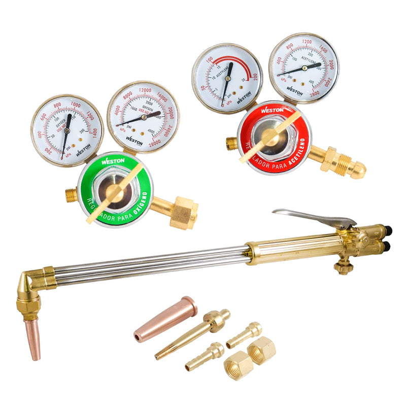 Kit de Corte Oxiacetileno con Soplete Recto 23" Corte hasta 2" — Weston Z-62542