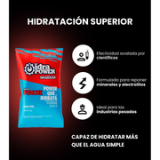 Bebida Hidratante Idrapower Sin Azúcar, 200gr - Rinde 20 Litros - Sabor a Seleccionar - DIBAMEX