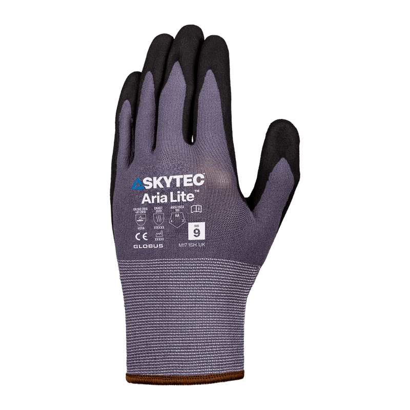 Guantes Mecánicos Espuma de Nitrilo Abrasión Nivel 4 — Skytec Aria Lite