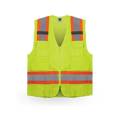 Chaleco Super Rescatista con Reflejantes Dobles MR Seguridad SR1035 - DIBAMEX