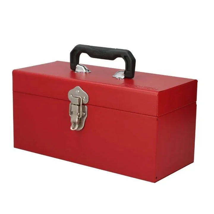 Caja Portaherramientas metálica 14"x6"x6" porta candado - URREA D2