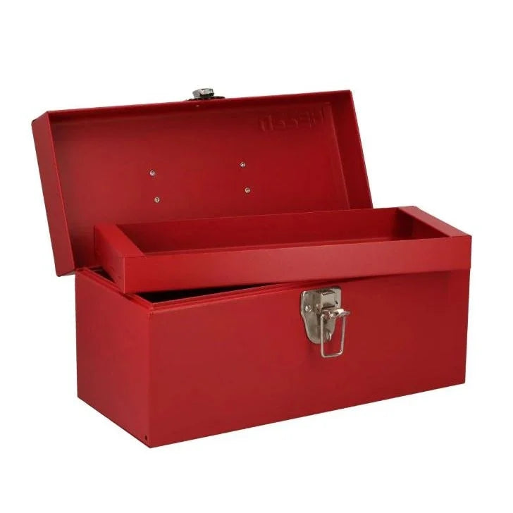 Caja Portaherramientas metálica 14"x6"x6" porta candado - URREA D2