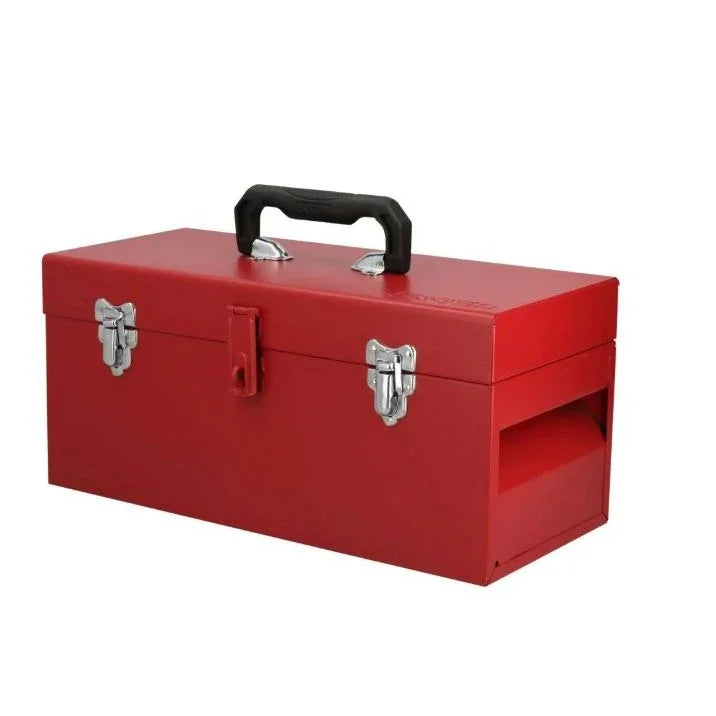 Caja Portaherramientas 16"x7"x7" Metálica con Porta Candado - URREA D3