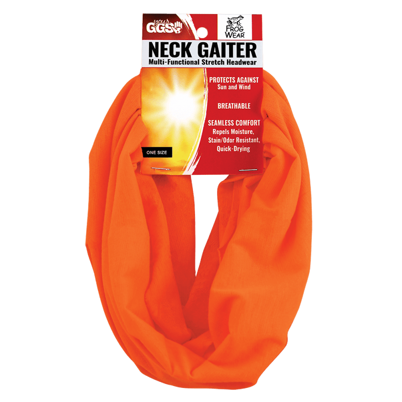Bufanda Multifunción Alta Visibilidad Naranja UPF 20+ — Global Glove NG-200