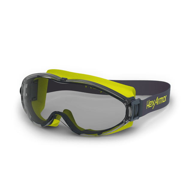 Goggles de Seguridad HexArmor LT300 con Protección Sellada y Antiempañante - DIBAMEX
