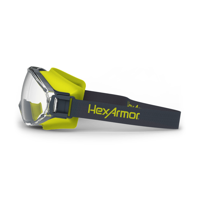 Goggles de Seguridad HexArmor LT300 con Protección Sellada y Antiempañante - DIBAMEX
