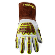 Guantes de Soldadura HexArmor HeatArmor 5055 | Soldadura MIG con Protección Contra Impactos y Corte A6 - DIBAMEX