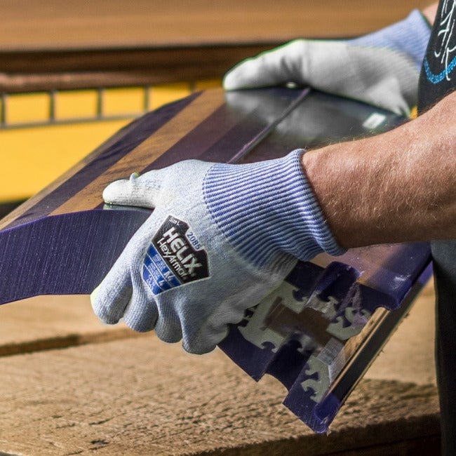 Guantes de Trabajo HexArmor Helix 2085 | Corte A4 y Recubrimiento de Poliuretano - DIBAMEX
