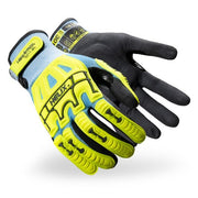 Guantes de Trabajo HexArmor Helix Core 3011 | Corte A5, Impacto Nivel 2 y Antivibración - DIBAMEX