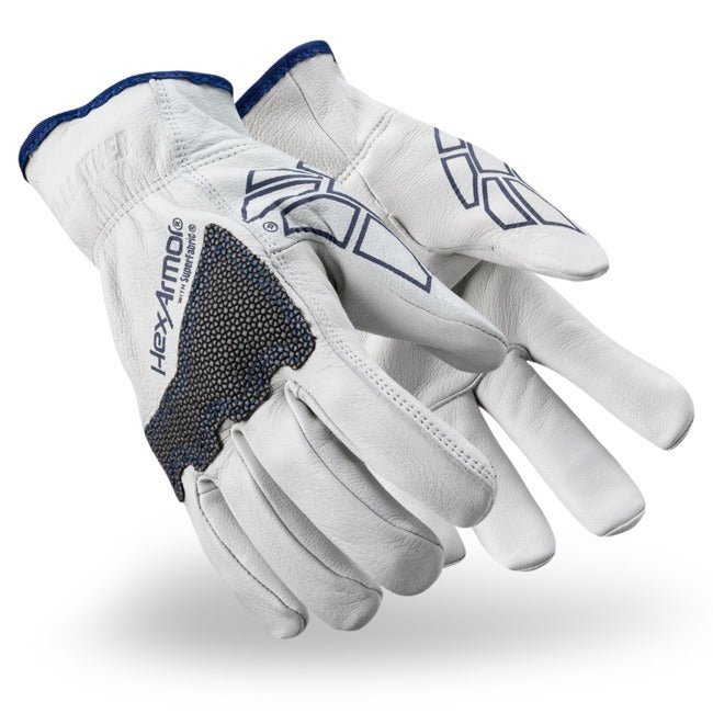 Guantes de Trabajo HexArmor SteelLeather 5033 | Corte A6 y Protección contra Pinchazos - DIBAMEX