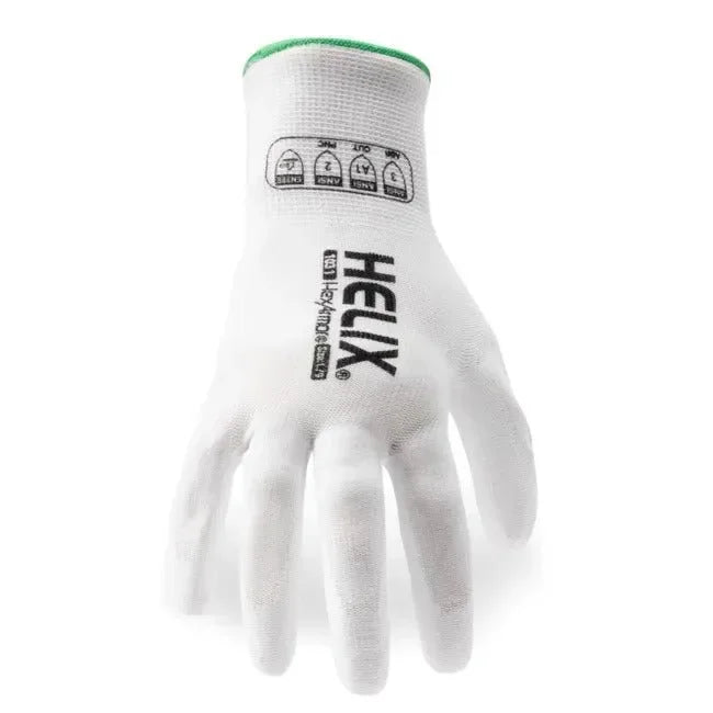 Guantes HexArmor Helix® 1031 con Recubrimiento de Poliuretano ANSI A1 - DIBAMEX