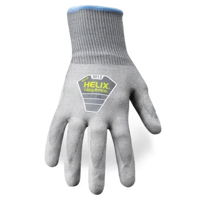 Guantes HexArmor Helix® 3013 Nivel A6 de Corte - Palma Poliretano - DIBAMEX