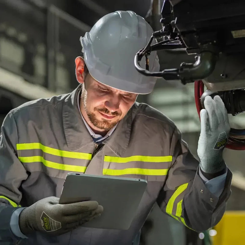 Guantes HexArmor Helix® 3013 Nivel A6 de Corte - Palma Poliretano - DIBAMEX