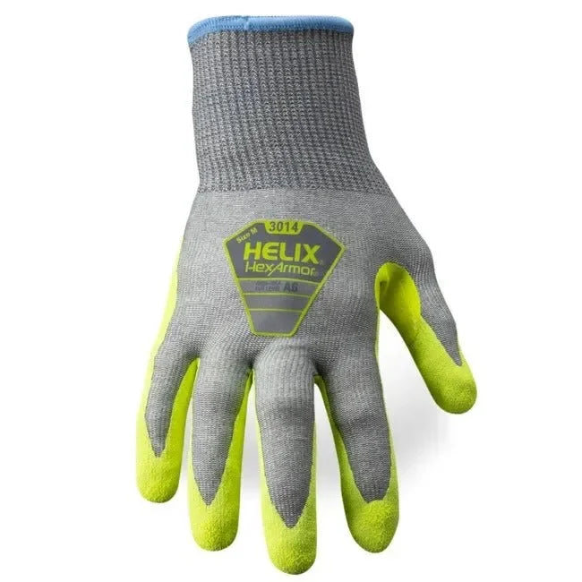 Guantes HexArmor Helix® 3014 con Protección Nivel A6 y Palma de Nitrilo Arenso - DIBAMEX