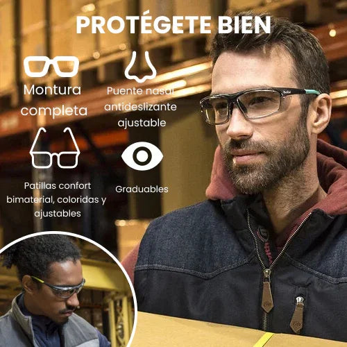 Lentes de Seguridad HARPER Armazón Graduable - Bolle Safety