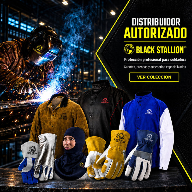 Black Stallion distribuidor autorizado — guantes y prendas para soldadura en DIBAMEX