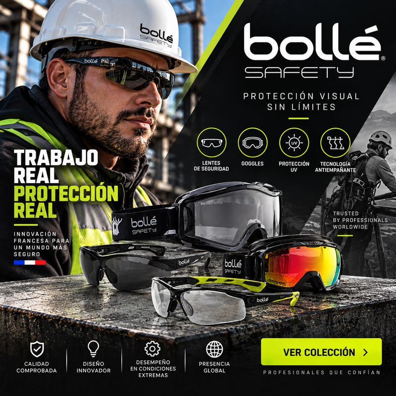Bollé Safety — lentes de seguridad, goggles y protección visual en DIBAMEX