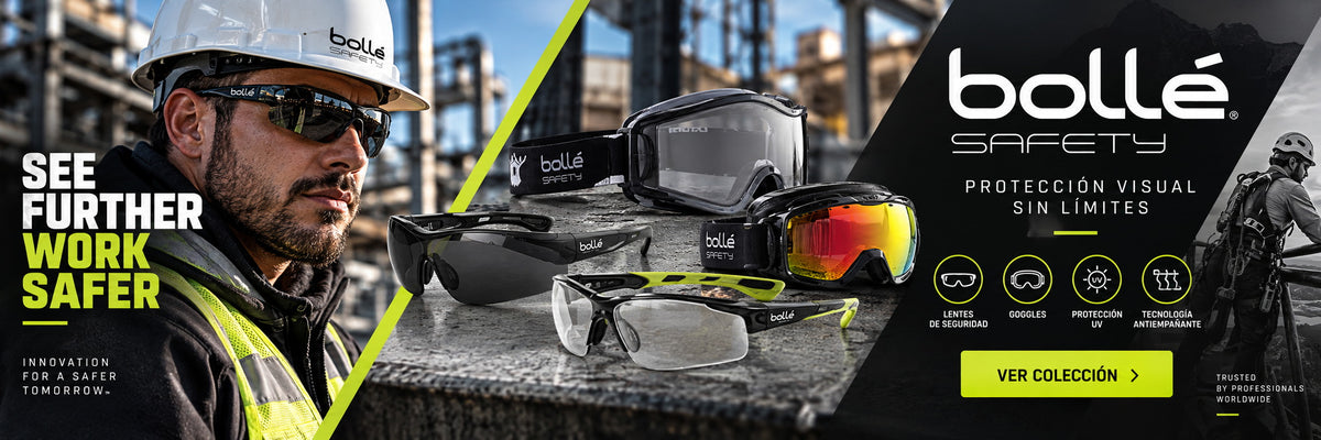Bollé Safety — lentes de seguridad, goggles y protección visual en DIBAMEX