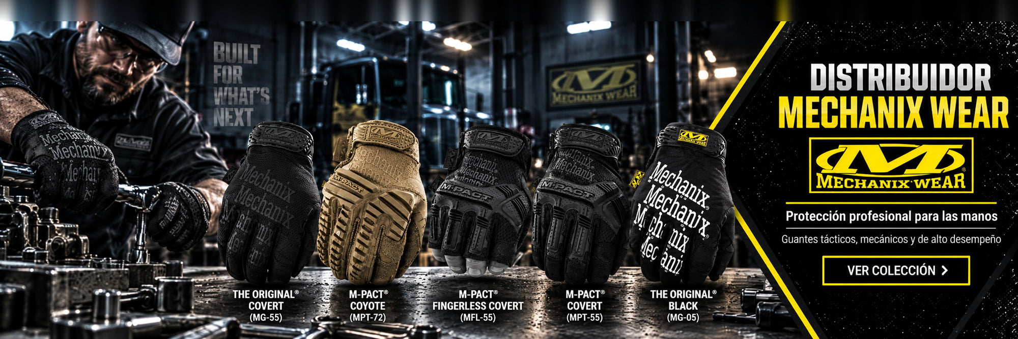 Mechanix Wear distribuidor — guantes tácticos y mecánicos en DIBAMEX