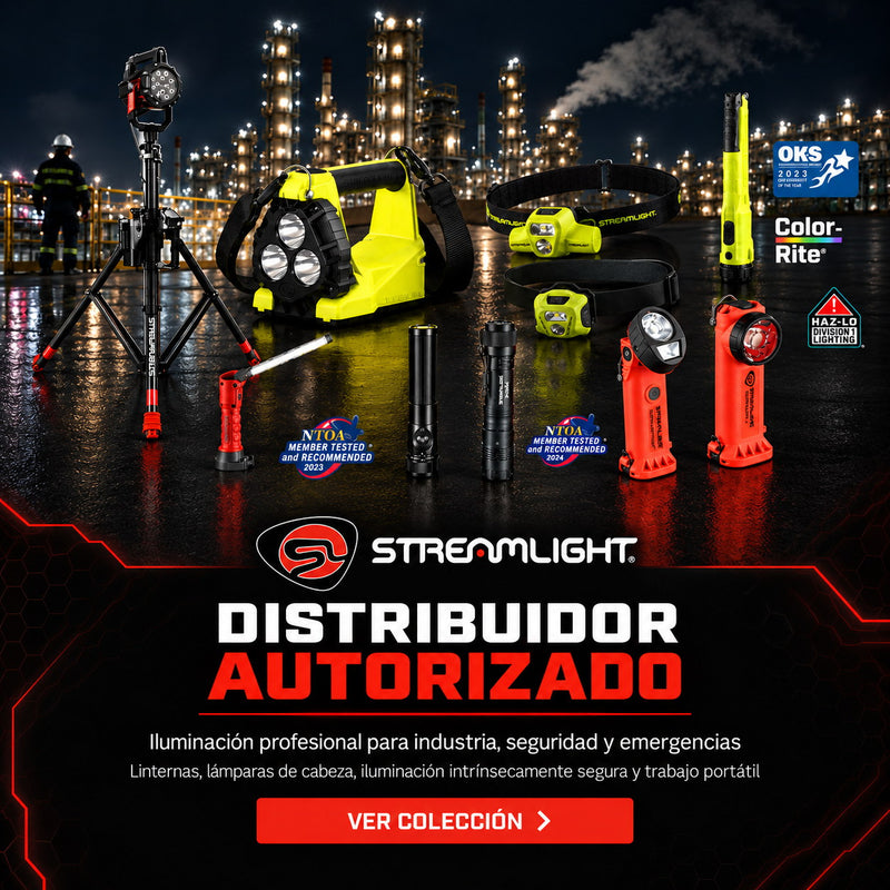 Streamlight distribuidor autorizado — iluminación profesional industrial en DIBAMEX