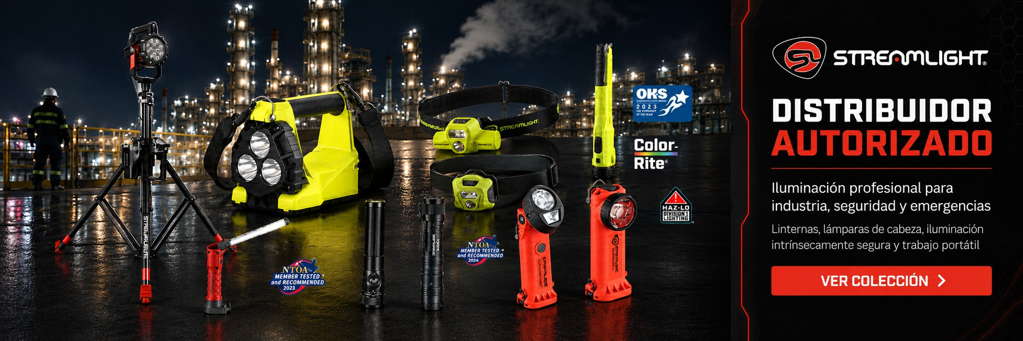 DIBAMEX distribuidor autorizado Streamlight: iluminación profesional para industria, seguridad y emergencias