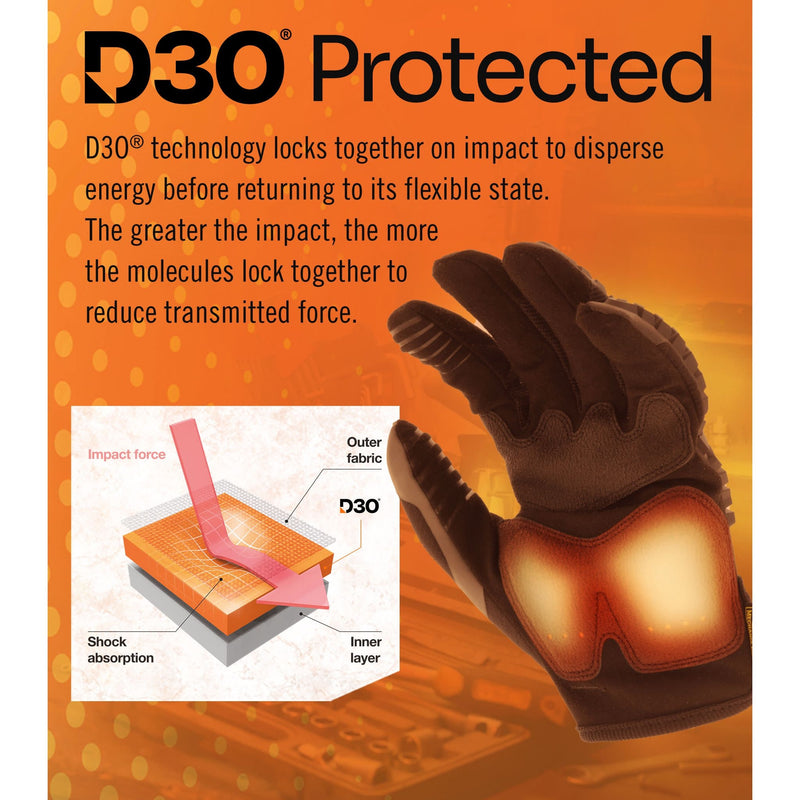 Guantes Mechanix Wear M-Pact Covert MPT-55 Impacto