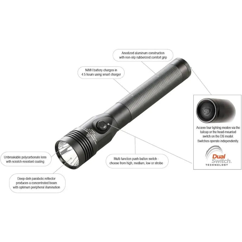 Lámpara de Mano Stinger DS LED HL Recargable 800lm - Streamlight 75454 - DIBAMEX